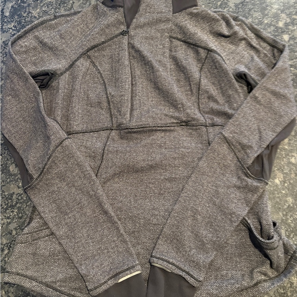 Lululemon Think Fast Quarter Zip Pullover